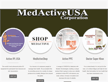 Tablet Screenshot of medactiveusa.com